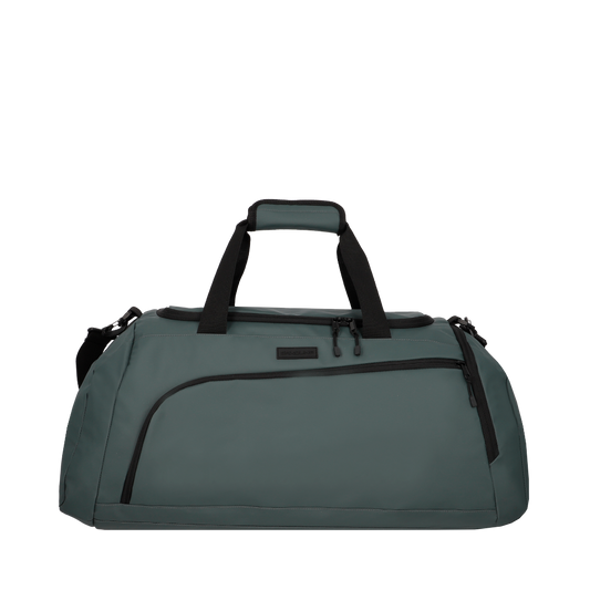 Combo Mochila Cairo 30 Lts Gris + Bolso Kingston Gris 40Lts Saxoline