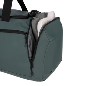 Combo Mochila Cairo 30 Lts Gris + Bolso Kingston Gris 40Lts Saxoline