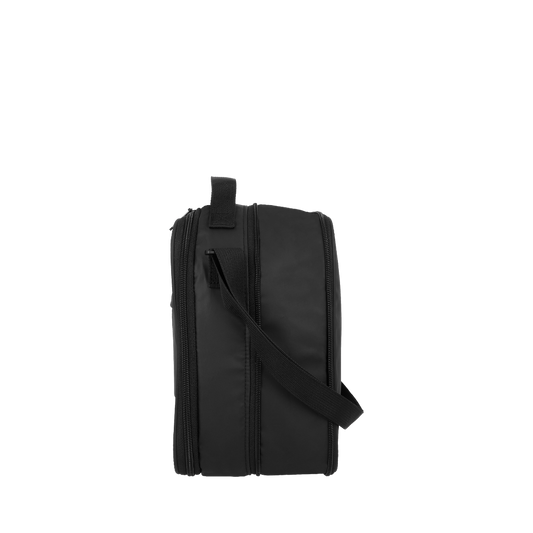 Combo 3x Estuche Ayla Rosado + Lonchera Gourmet Negro Saxoline + Termo 900Ml Rosado Gout