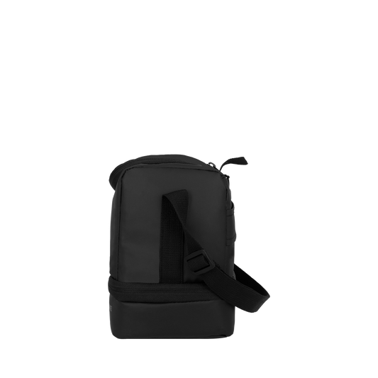 Combo 3x Estuche Ayla Negro + Mochila Cairo 30 Lts Gris + Lonchera Longboard Negro Saxoline