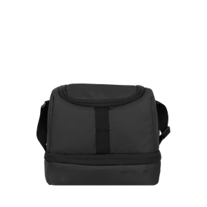 Combo Mochila Preescolar Tiburón Azul + Estuche Eastside Negro y Lonchera Longboard Saxoline