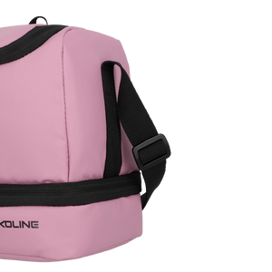 Combo 3x Mochila Preescolar Gato Rosada + Estuche Ayla Rosado Saxoline + Lonchera Longboard Rosa Viejo Saxoline