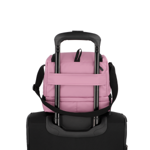 Combo 3x Mochila Preescolar Gato Rosada + Estuche Ayla Rosado Saxoline + Lonchera Longboard Rosa Viejo Saxoline