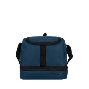 Combo Mochila Cosmos Espacio Azul y Lonchera Longboard Azul Saxoline