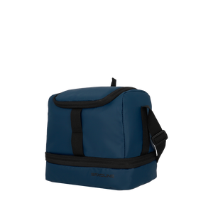 Combo Mochila Cosmos Espacio Azul y Lonchera Longboard Azul Saxoline