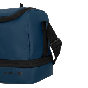 Combo Mochila Cosmos Espacio Azul y Lonchera Longboard Azul Saxoline