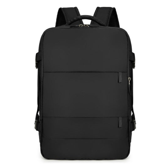Mochila Viaje (Cabina Avión) 34L. Negro. Resistente al agua