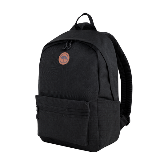 Combo Mochila Puffer Camber Negra 18 Lts Saxoline + Mochila Jane Negra Llaima.