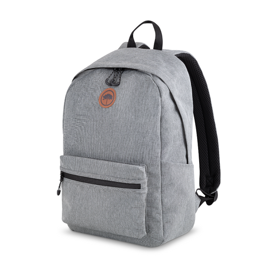 Combo Mochila Jane Gris Llaima. Tela impermeable + Bolso Duffel 40L-Large. Nyla Olive Green Saxoline