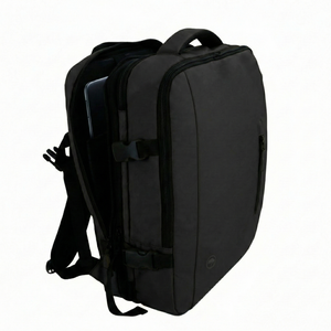 Combo 1 Mochila Viaje XL 40L Llaima Negro + 1 Botella Térmica Buffer Paine 1Lt