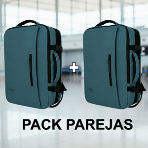 Combo 2 Mochilas de Viaje Viral XL 40L Llaima Color Azul