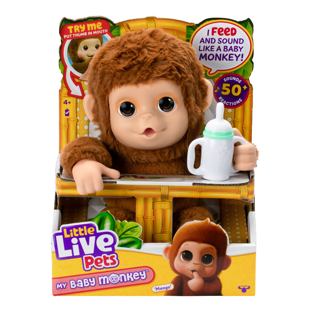 moni moni ANIMALS クロヒョウ Little Live Pets Bebe Mono – Tienda Copec