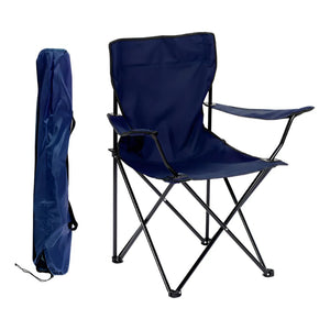 Combo 2 Sillas Plegables Apoya Brazos Azul y Rojo Navigator