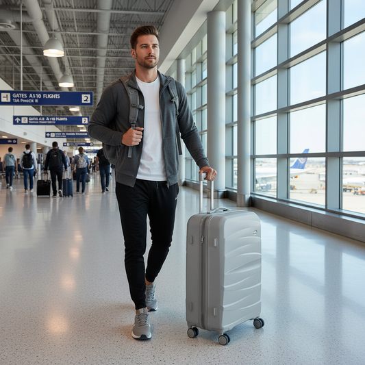 Combo Maleta (S) y Mochila Viaje Viral Cabina 36L Premium Grey.