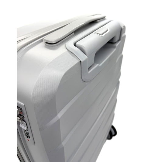 Combo Mochila Viaje Viral Cabina Avión 40L Black Resistente al agua y Maleta de Cabina Gris