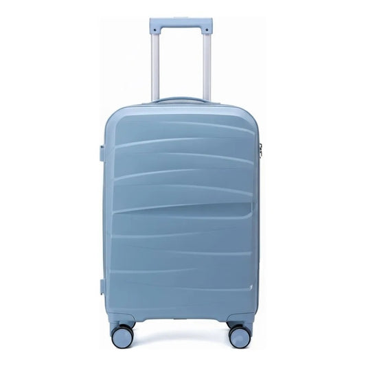 Combo Maleta (S) Light Blue y Mochila Viaje Viral Cabina 40L Black