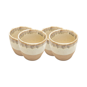 Set 4 Vasos Ceramica 170 ml Wayu