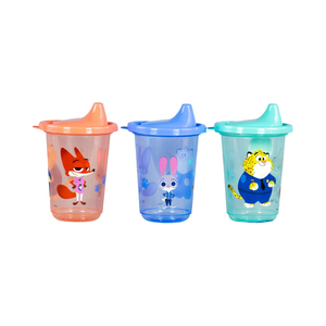 Set 3 Vasos Reusables Zootopia