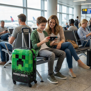 Maleta Teens 4 Ruedas Minecraft 18