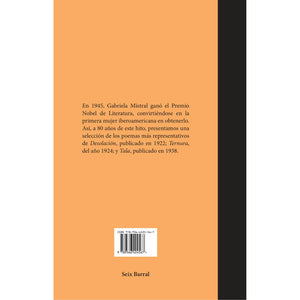 Tala Selección De Poemas Gabriela Mistral