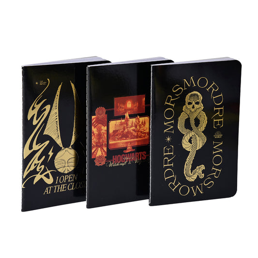 Set De 3 Libretas Harry Potter