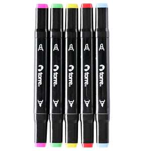 Marcadores Ilustración Doble Punta 60 Colores