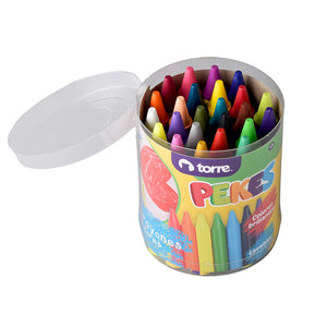 Maxi Crayones 24 Colores Pekes