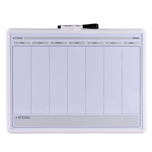 Pizarra Planner Magnética 36x48 cm