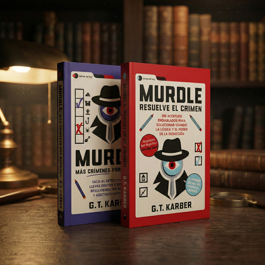 Combo Libros Murdle. Más Crímenes Por Resolver + Resuelve El Crimen. G. T. Karber