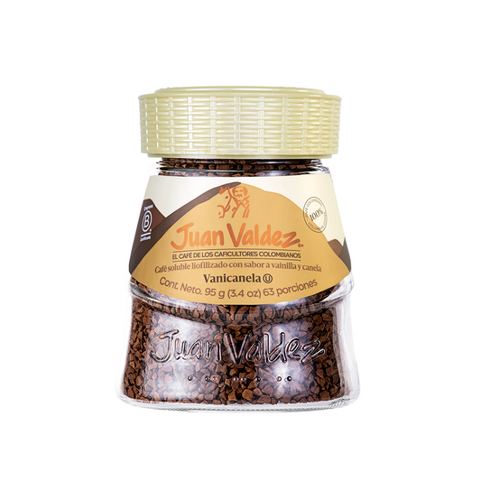 Café Soluble Liofilizado Juan Valdez Vanicanela 95 g