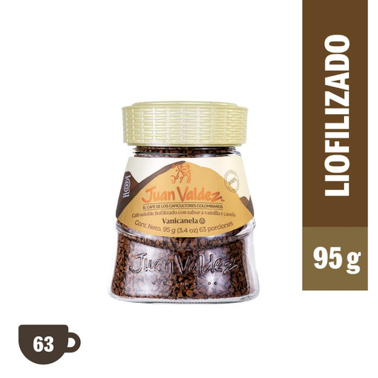 Café Soluble Liofilizado Juan Valdez Vanicanela 95 g
