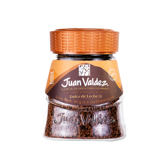 Café Soluble Liofilizado Juan Valdez Dulce de Leche 95 g