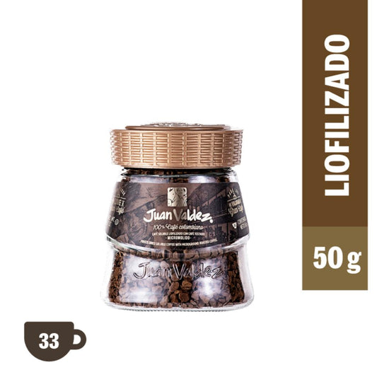 Café Soluble Liofilizado Juan Valdez Clásico 50 g