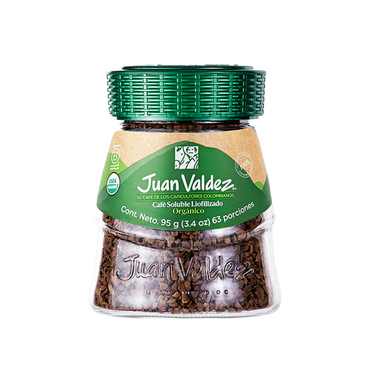 Café Soluble Liofilizado Juan Valdez Orgánico 95 g