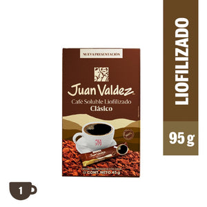 Café Stick Liofilizado Juan Valdez Clásico 30 x 1,5 g