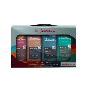 Kit Café Molido Juan Valdez 4 Orígenes 280 g