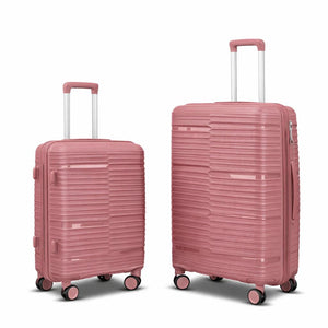 Set 2 Maletas Marksman Rosado: Mediana 25" + Grande 29"