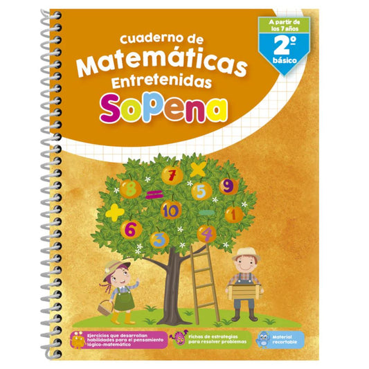 Combo Escolar Cuaderno Matemática Entretenida 2 Básico + Diccionario Aristos Junior – Libertad S.A.
