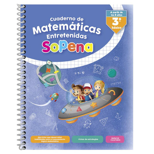Cuaderno Matemática Entretenida 3 Básico – Libertad S.A.
