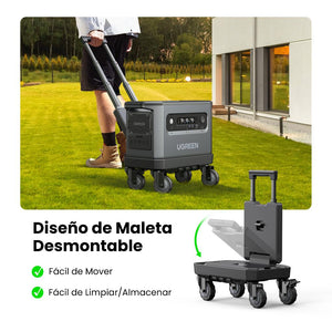 Energía Portátil UGREEN GS2200 2048Wh Con Carga Solar Hasta 1200W