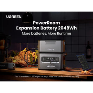 Batería De Expansión UGREEN EB2000-15617 2048Wh Para GS2200