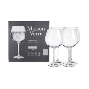 Set de 4 Copas Cóctel Cristal 800 ml Maison Verre