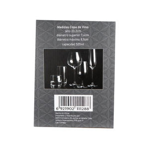 Set de 4 Copas de Vino Cristal 520 ml Maison Verre