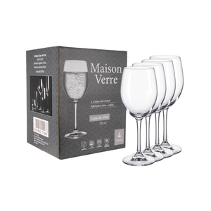 Set de 4 Copas de Vino Cristal 520 ml Maison Verre