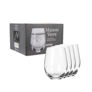 Set de 4 Copas sin Tallo 550 ml Maison Verre