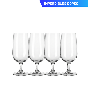 Set de 4 Copas de Cerveza Cristal 400 ml Maison Verre