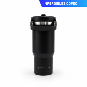 Mug Acero Inoxidable 900ml Negro Likelife