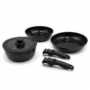 Juego de Cocina de 6 Piezas - Negro Selection