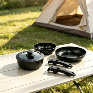 Juego de Cocina de 6 Piezas - Negro Selection