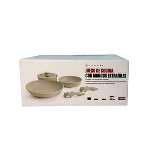 Juego de Cocina de 6 Piezas - Crema Selection